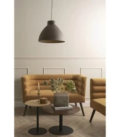 Leitmotiv Bank Explicit - Suede Look Okergeel - 128x71x74cm -Meubilair Verkoop adaccfbe8aa44076be525a53b2634b97