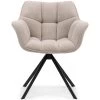 Eetkamerstoel Met Armleuning - Carnaby Dining Armchair Mouliné - Linnen - Naturel -Meubilair Verkoop aee4ce54c36f4c27a3dc510971428f1f