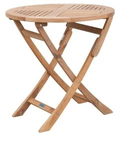 Inklaptafel Buiten Folding- Teak - Naturel - 75x65x65