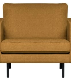 BePureHome Rodeo Stretched Fauteuil - Polyester - Fudge - 85x105x86