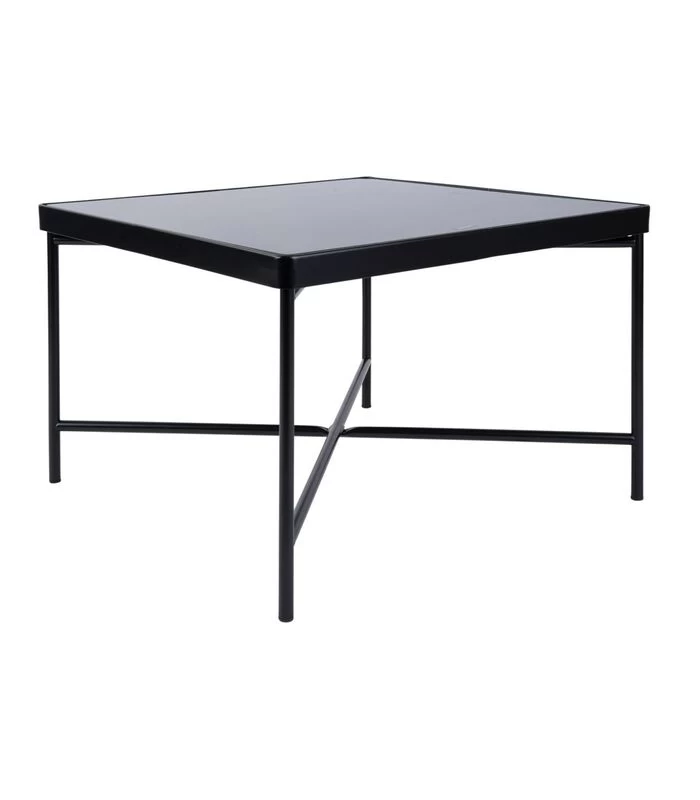 Leitmotiv Salontafel Smooth - Vierkant Mat Zwart - 60x60x40cm 4 Leitmotiv Salontafel Smooth - Vierkant Mat Zwart - 60x60x40cm - Afbeelding 2