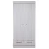 WOOOD Connect Kast 2-Deurs Met Lade - Grenen - Betongrijs - 195x94x53 2 WOOOD Connect Kast 2-Deurs Met Lade - Grenen - Betongrijs - 195x94x53 -Meubilair Verkoop b5341ad116b248928f199c7a731e4f73