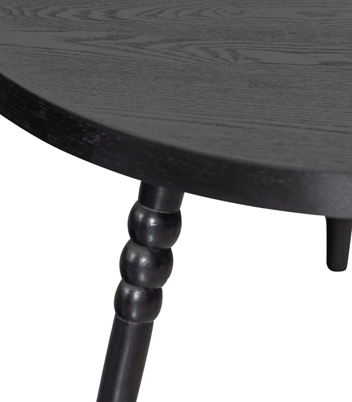 Exclusive Ponto Bijzettafel - Hout - Zwart - 45x55x55 5 Exclusive Ponto Bijzettafel - Hout - Zwart - 45x55x55 - Afbeelding 3