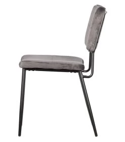 WOOOD Kaat Eetkamerstoel - Velvet - Antraciet - Set Van 2 -Meubilair Verkoop b6754036d918465cbff729ba92a49d0c