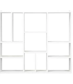 VTwonen Letterbak XL - Grenen - Wit - 94x110x20