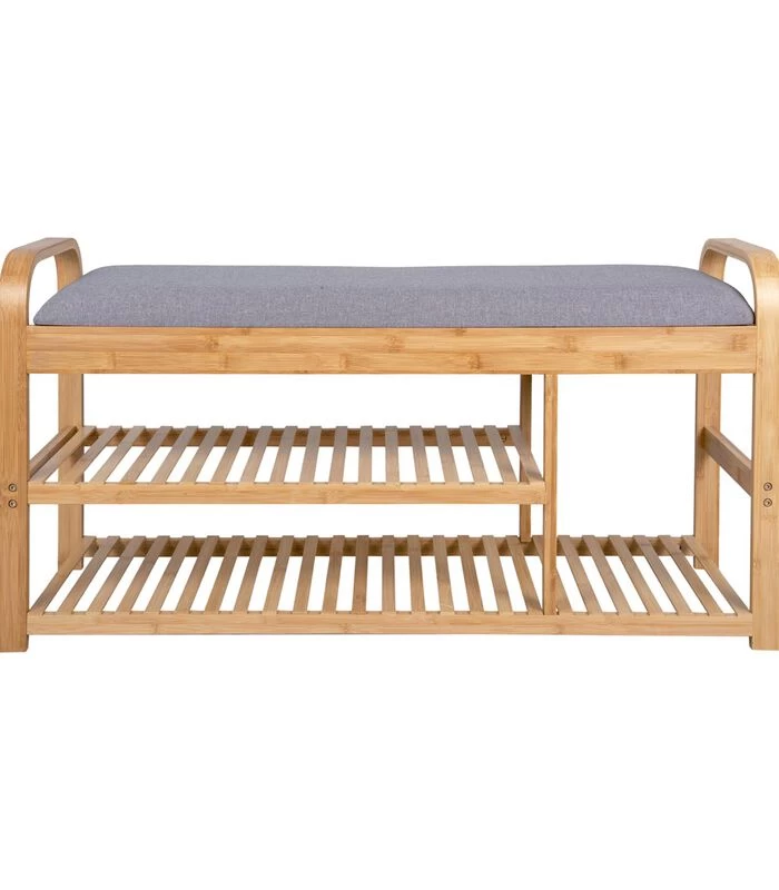 Leitmotiv Bank Arch - Bruin - 100x33x50 Cm 3 Leitmotiv Bank Arch - Bruin - 100x33x50 Cm