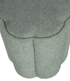 WOOOD OLLIE POEF BOUCLÉ AQUA -Meubilair Verkoop b79c32262c364405a303fa7b1545de23