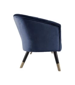 Leitmotiv Bank Royal - Velvet Donker Blauw - 128x71x80cm -Meubilair Verkoop b92fb06242cf40329a55c4248278e9d0
