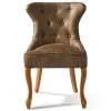 Eetkamerstoel Met Houten Poten, Gecapitonneerde Rugleuning - George Dining Chair - Pellini Leer - Coffee Bruin - 1 Stuk -Meubilair Verkoop bb4b34c26c6d4c74a08d3f2ee22daebd