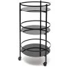 Serveerwagen 48xH96cm 3 Lagen Zwart Bar -Meubilair Verkoop bbdf8e0b76c44cc3b30eaaa339528352