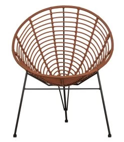 WOOOD Loungestoel Buiten Jane - PE/Metaal - Terra - 88x72x81 8 WOOOD Loungestoel Buiten Jane - PE/Metaal - Terra - 88x72x81 -Meubilair Verkoop bd0d0fb9aed54d3ca107b06187906500