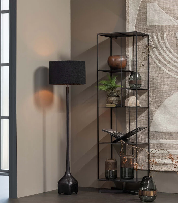 Exclusive Jiske Boekenkast - Metaal - Zwart - 184x50x35 4 Exclusive Jiske Boekenkast - Metaal - Zwart - 184x50x35 - Afbeelding 2