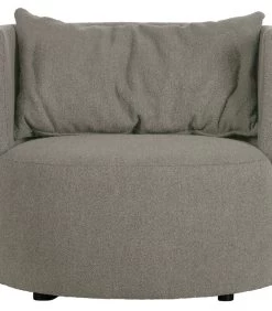 VTwonen Explore Fauteuil - Boucle - Grijs - 81x96x92