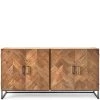Tribeca Dresser XL - Gerecycled Sparrenhout, Iepenhout, Dennehout-165.0x45.0x90.0cm -Meubilair Verkoop c2f1b90a508645de9306b3af063e49ba
