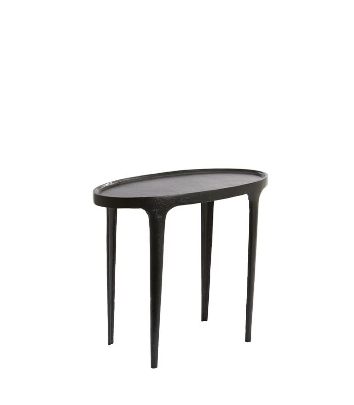 Bijzettafel Arica - Zwart - 70x33x53cm 6 Bijzettafel Arica - Zwart - 70x33x53cm - Afbeelding 4