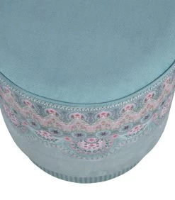 Pip Studio Poef Majorelle Medium - Blauw - 45x40x40 -Meubilair Verkoop c6333f7e8a81467b87837bd56cddfee5