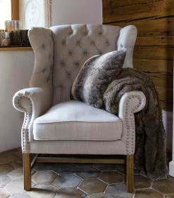 Franklin Park Wing Chair Linen Flax -Meubilair Verkoop c6bbe39dc303489995dfc0beba653cda