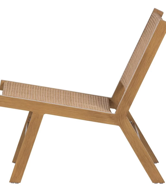 WOOOD Puk Fauteuil - Aluminium - Naturel - Set Van 2 6 WOOOD Puk Fauteuil - Aluminium - Naturel - Set Van 2 - Afbeelding 4