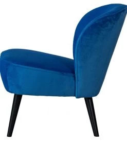 WOOOD Fauteuil Sara - Polyester - Felblauw - 71x59x70 -Meubilair Verkoop cdb3807c6ede46678760fb7d703a61ed