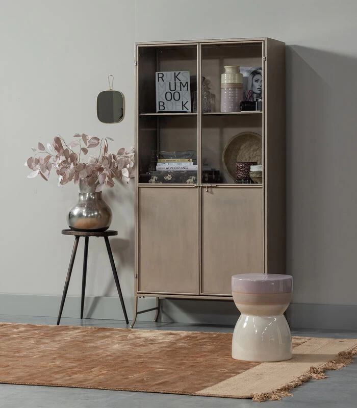 BePureHome Glazed Bijzettafel - Keramiek - Ashes - 43x33x33 4 BePureHome Glazed Bijzettafel - Keramiek - Ashes - 43x33x33 - Afbeelding 2