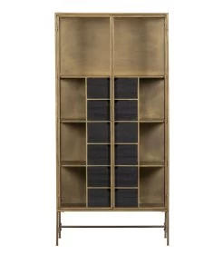 Exclusive Kayaz Vitrinekast - Metaal - Brass - 187x90x40 9 Exclusive Kayaz Vitrinekast - Metaal - Brass - 187x90x40 -Meubilair Verkoop d49bf887b9994280a8c1f21170ece9f0
