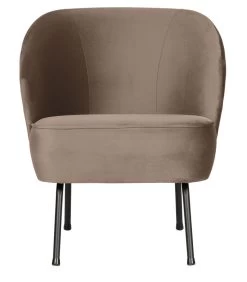 BePureHome Vogue Fauteuil - Fluweel - Khaki - 69x57x70