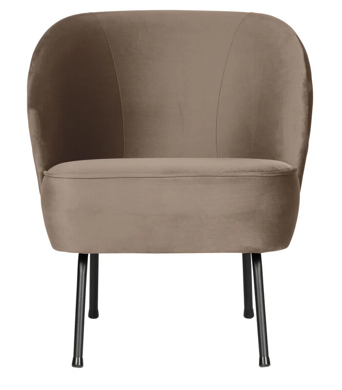 BePureHome Vogue Fauteuil - Fluweel - Khaki - 69x57x70 3 BePureHome Vogue Fauteuil - Fluweel - Khaki - 69x57x70