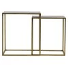 WOOOD Ziva Bijzettafels - Metaal - Antique Brass - Set Van 2 -Meubilair Verkoop d8e6b7bb153f4f6883309cdc668defe0
