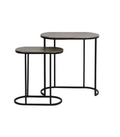 Bijzettafel Bocov - Antiek Brons - 53x26x53cm -Meubilair Verkoop daf7670bc6f0446c9246b82bde660b0a