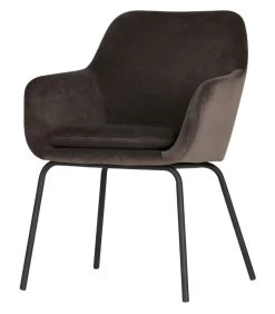 VTwonen Mood Eetkamerstoel - Velvet - Antraciet - Set Van 2 -Meubilair Verkoop dce34a3404074611917acce1921315b7