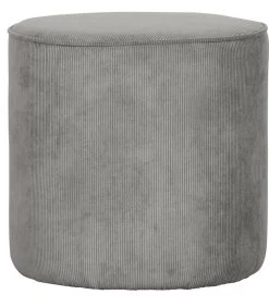 WOOOD Sara Poef Hoog - Ribstof - Vergrijsd Groen - 46x46x46