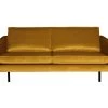 BePureHome Rodeo Bank 2,5-Zits - Velvet - Oker - 85x190x86 -Meubilair Verkoop df24efea4e79435199b92ed41a80f78c