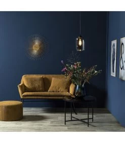 Leitmotiv Salontafel Smooth - Mat Zwart, Zwart Glas Top - 60x46cm -Meubilair Verkoop e178f3d3fcd64d7ea8b85dd3bbf26dee