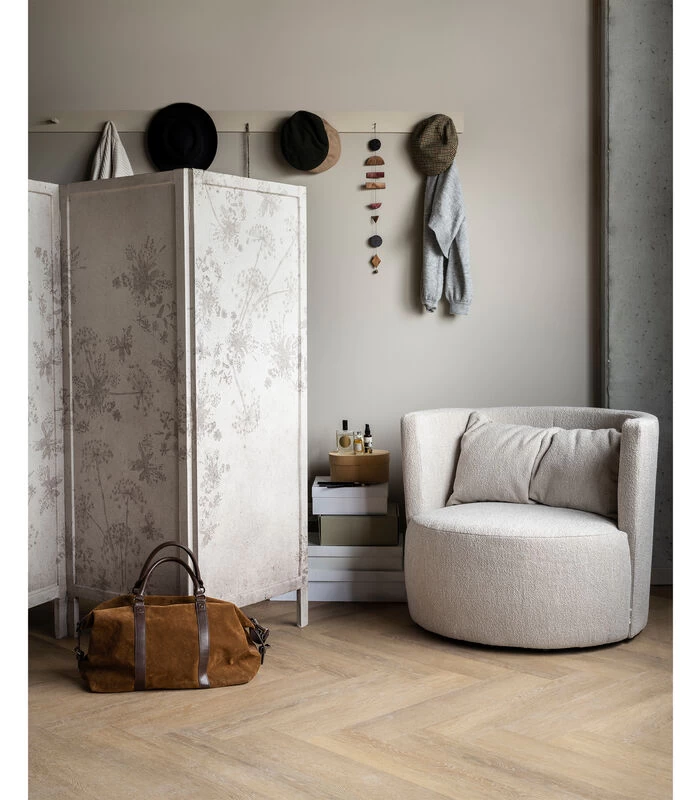 VTwonen Explore Fauteuil - Boucle - Naturel - 81x96x92 5 VTwonen Explore Fauteuil - Boucle - Naturel - 81x96x92 - Afbeelding 3