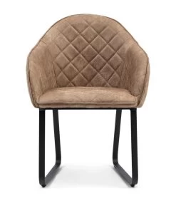 Eetkamerstoel Met Armleuning - Ritz Armchair - Bruin
