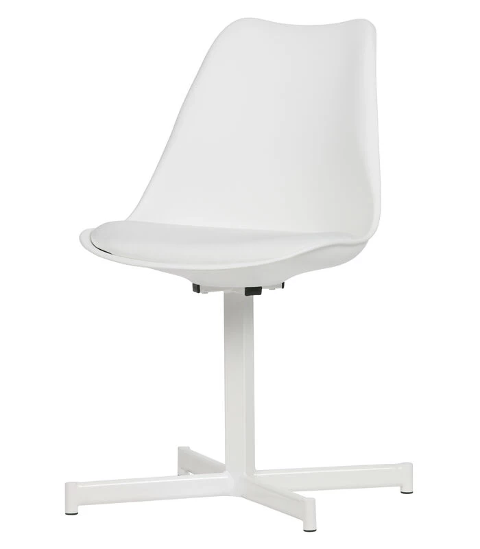 VTwonen Flow Eetkamerstoel - Pp/Metaal - Wit - Set Van 2 4 VTwonen Flow Eetkamerstoel - Pp/Metaal - Wit - Set Van 2 - Afbeelding 2