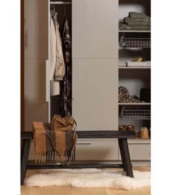 WOOOD Pure Kast 3-Deurs - Grenen - Betongrijs - 215x142x60 -Meubilair Verkoop e3a08406df3b45cdaba277306030f92b