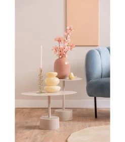 Leitmotiv Fauteuil Tulip Velvet - Blauw - 76x71x81cm -Meubilair Verkoop e5a015b8886f4388b02b489ddc8f385d 2