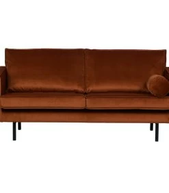 BePureHome Rodeo Bank 2,5-Zits - Velvet - Roest - 85x190x86 -Meubilair Verkoop e65336c1edf54e78ab617160a9a4cb5e