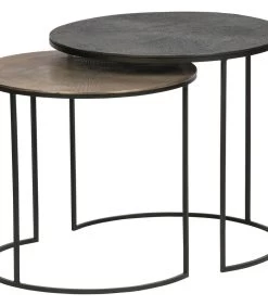 Exclusive Fara Bijzettafels - Metaal - Antique Brass - Set Van 2 8 Exclusive Fara Bijzettafels - Metaal - Antique Brass - Set Van 2 -Meubilair Verkoop e688c0c9c0bf4ca9b69915501f8e4898