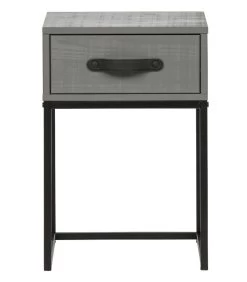 WOOOD Morris Nachtkast - Grenen - Leem - 52x35x35