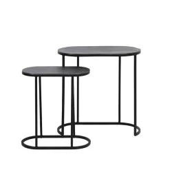 Bijzettafel Bocov - Zwart - 53x26x53cm -Meubilair Verkoop edcea2c01d76401f8cefb9cc838d00c0