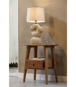 Potig Sidetable - Hout - Naturel - 60,5x50x37 -Meubilair Verkoop ee2272e417854af09a6d897befb9dde1
