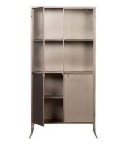 BePureHome Fossil Vitrinekast - Metaal - Champagne - 180x95x38 -Meubilair Verkoop ee584ddf75ce4911a97287ae2382787a