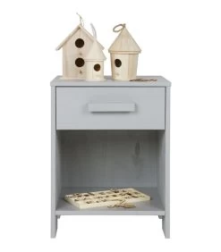 WOOOD Dennis Nachtkastje - Grenen Geborsteld - Betongrijs - 52x39x36 6 WOOOD Dennis Nachtkastje - Grenen Geborsteld - Betongrijs - 52x39x36 -Meubilair Verkoop eeab8587dc4d4ea7aca5d9b339951aa8