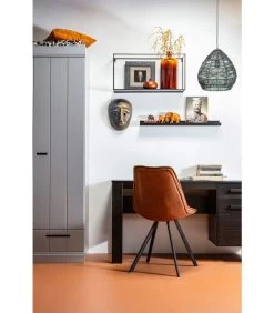 WOOOD Swen Eetkamerstoel - PU - Cognac - Set Van 2 -Meubilair Verkoop ef78ec73e561467da069234eaf85403e