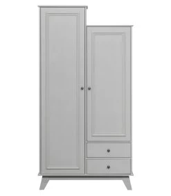 WOOOD Lily Garderobekast - Grenen - Clay - 190x98x41