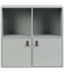 VTwonen Lower Case Four Mixed - Grenen - Betongrijs - 81x81x35