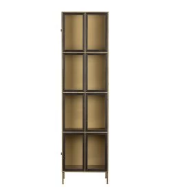 Exclusive Holy Vitrinekast - Metaal - Antique Brass - 187x50x38 -Meubilair Verkoop f23bb9c67062451d82d067d239286dd7