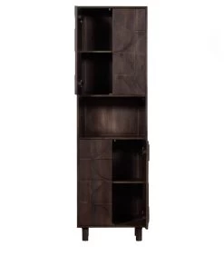 BePureHome Draw 4-Deurs Opbergkast - Mangohout - Walnoot - 200x60x40 -Meubilair Verkoop f2d746346d44496f960f63271520554a